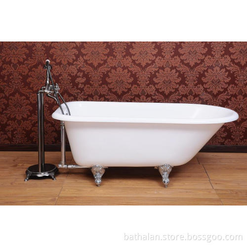 Cast iron clawfoot tub